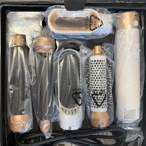 White and Rose Gold 5-in-1 Hair Styling Set